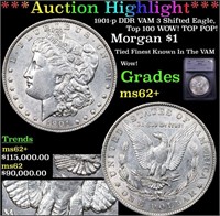 ***Auction Highlight*** 1901-p DDR Morgan Dollar V