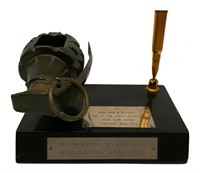 Grenade and Bullet Desk Award 1969-72 Thailand
