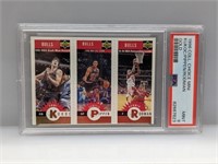 1996 UD CC Mini Kukoc Pippen Rodman Gold PSA 9