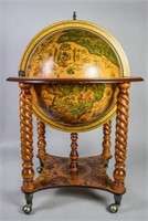 Italian Style Globe Bar Cart