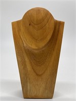Wooden Necklace Stand 7.8in T x 4.5in W