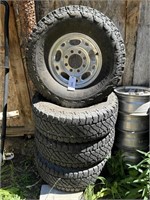 (4) 8 Lug Tires