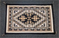 Black, Tan & White Southwestern Style Rug