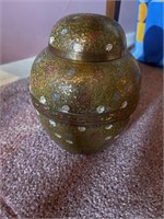 Brass jar