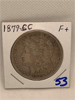 1879 CC Morgan Dollar F+