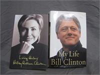 Bill & Hillary Clinton Autobiography Books