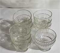 Small glass bowls