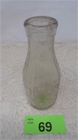 Cloverland Dairy One Quart Milk Bottle