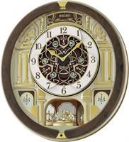 Seiko Melodies in Motion Wall Clock  Golden