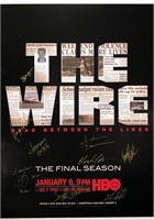 Wire Poster Dominic West  Autograph