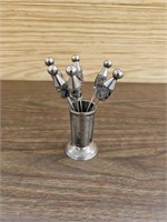 Silver Plated Hors D Oeuvre Set