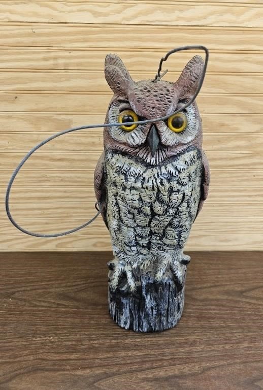 Plastic Owl Decoy