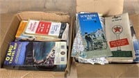2 Boxes of Vintage Maps. NO SHIPPING