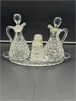 American Fostoria condiment set