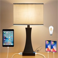 Table Lamp for Bedroom 3-Way Dimmable Touch Contro