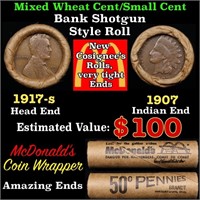 Small Cent Mixed Roll Orig Brandt McDonalds Wrappe