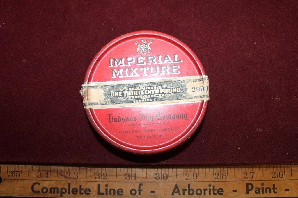 Hudsons Bay Imperial Tobacco Tin