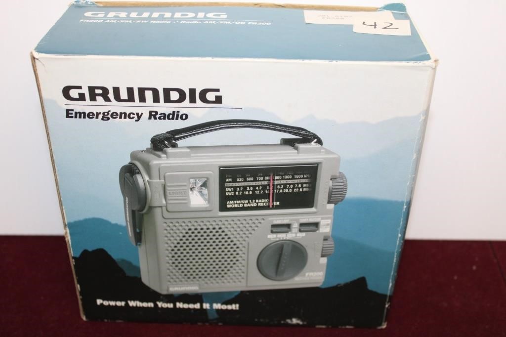Grundig Emergency Radio / New