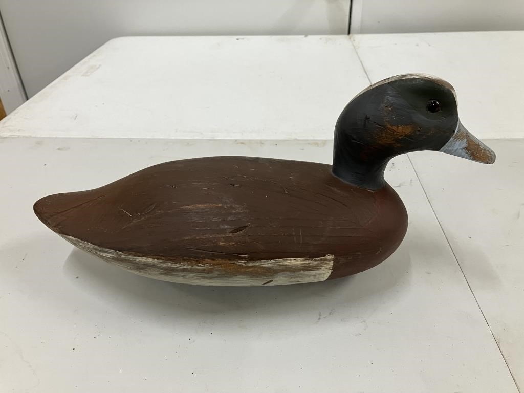 Richard Connolly Widgeon Decoy 1989 Hand Carved-