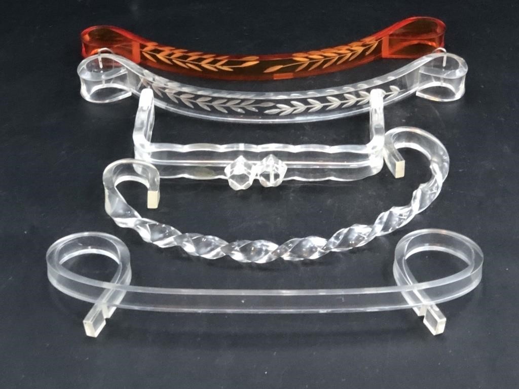 NOS Lucite Purse Handles