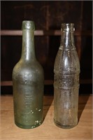 Vintage Nehi Bottle 1920s Clear Marked Columbus