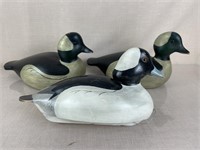 Assortment of Wooden Bufflehead Duck Decoys