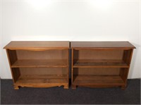 (2) Low Bookcases