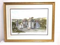 "Berry Pickers" Framed Print