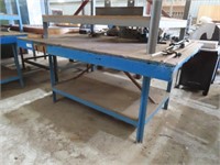 Steel Framed Timber Top Bench 1850x1350mm