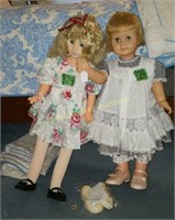2 Dolls. 30" Walking Doll 1961 Egee 1954 Has