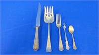 (5) Sterling Silver Mixed Utensils ,