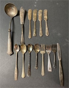 Assorted Silver Plated Flatware Inc. W.M. Rogers