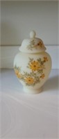 Vintage hand-painted urn, hand-painted by B.