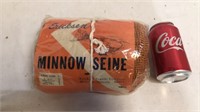 Vintage minnow seine unopened in the original