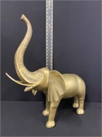 Large Brass Elephant - 18.5 POUNDS!!