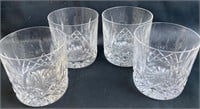 4 Waterford Lismore Old Fashioned Glasses