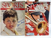 Signed Sports Illustrated lot of 2-1956