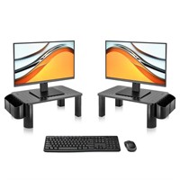 Pholiten 2 Pack Monitor Stand Riser, 3 Height