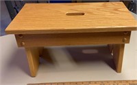 Wooden step stool