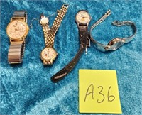 11 - LOT OF 4 WATCHES (A36)