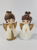 Two Vintage Ceramic Angels