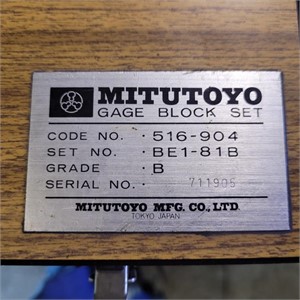 MITUTOYO - GUAGE BLOCKS - FRICTION