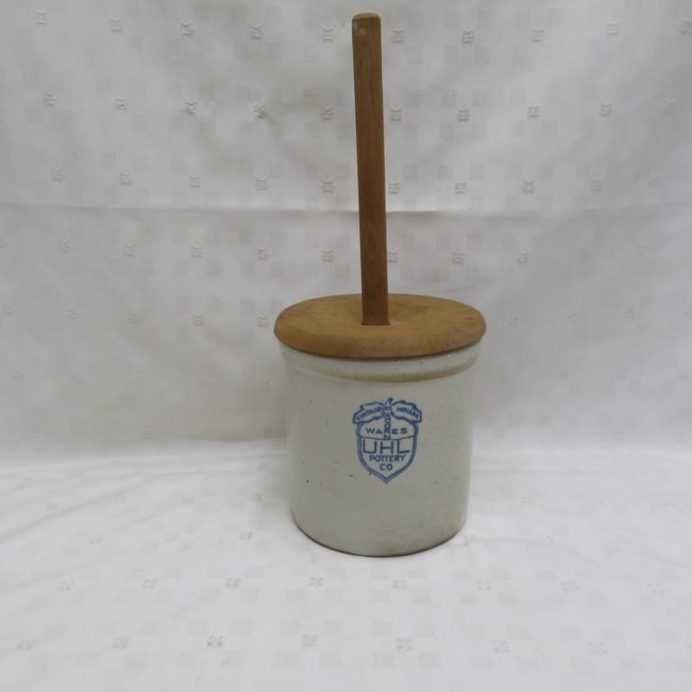 Butter churn - Uhl Pottery - Indiana - small