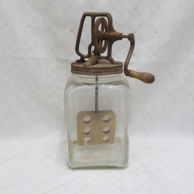 Butter Churn - Top has Rust - Vintage