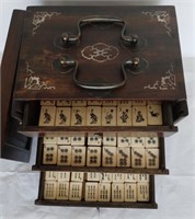 Late 19th Century Chinese Majong Game In Signed I