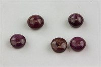 32.15ct Genuine Round Shape Ruby Gemstones RV$400