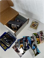 Footbal cards in box