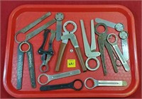 Tray Lot of Watch Making Tools