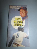 Vintage 1973 Milwaukee Brewers Media Guide