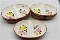 Stangl Pottery Fruit and Flowers Divided Serving